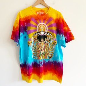 Jimi Hendrix Axis Bold As Love Tie-Dye Tee S/M OS